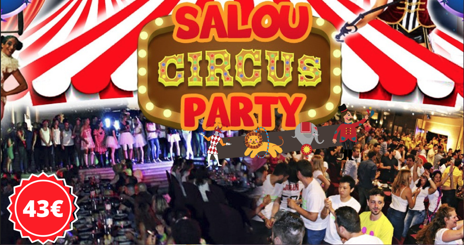 Despedidas en Salou circus party