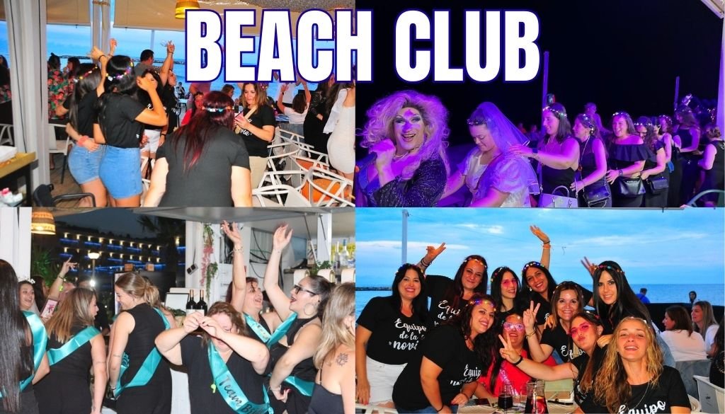 Beach Club: cena despedidas cerca de Salou en Cambrils frente al mar