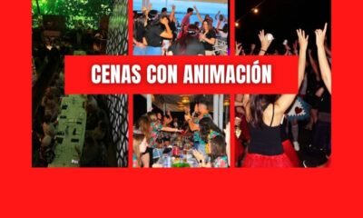 cena con animacion despedidas salou